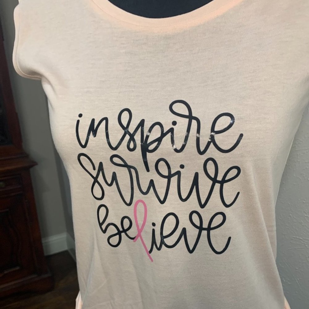 NWT-Cancer Awareness T Shirt